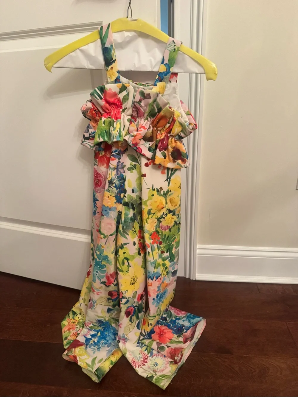 Floral Ruffle Jumpsuit in Multicolor